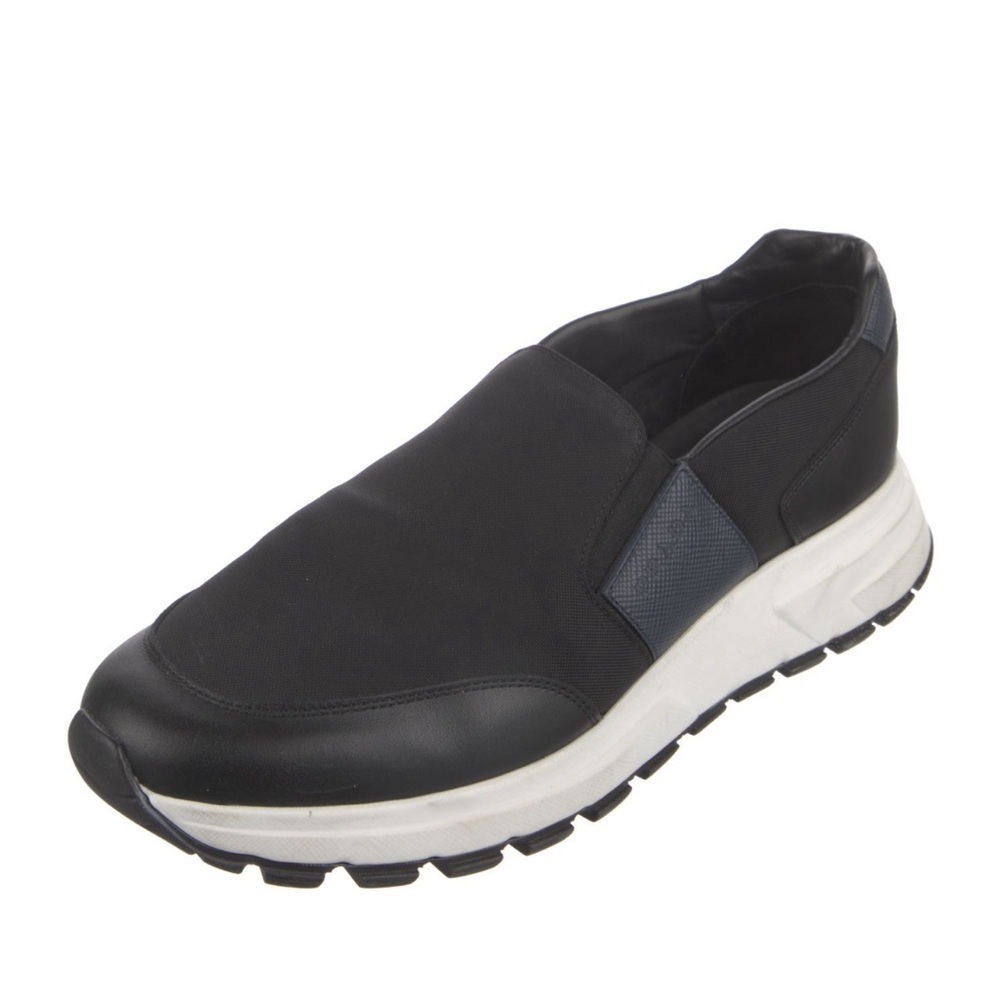 Prada Leather Slip-On Sneakers - Picture 2 of 11